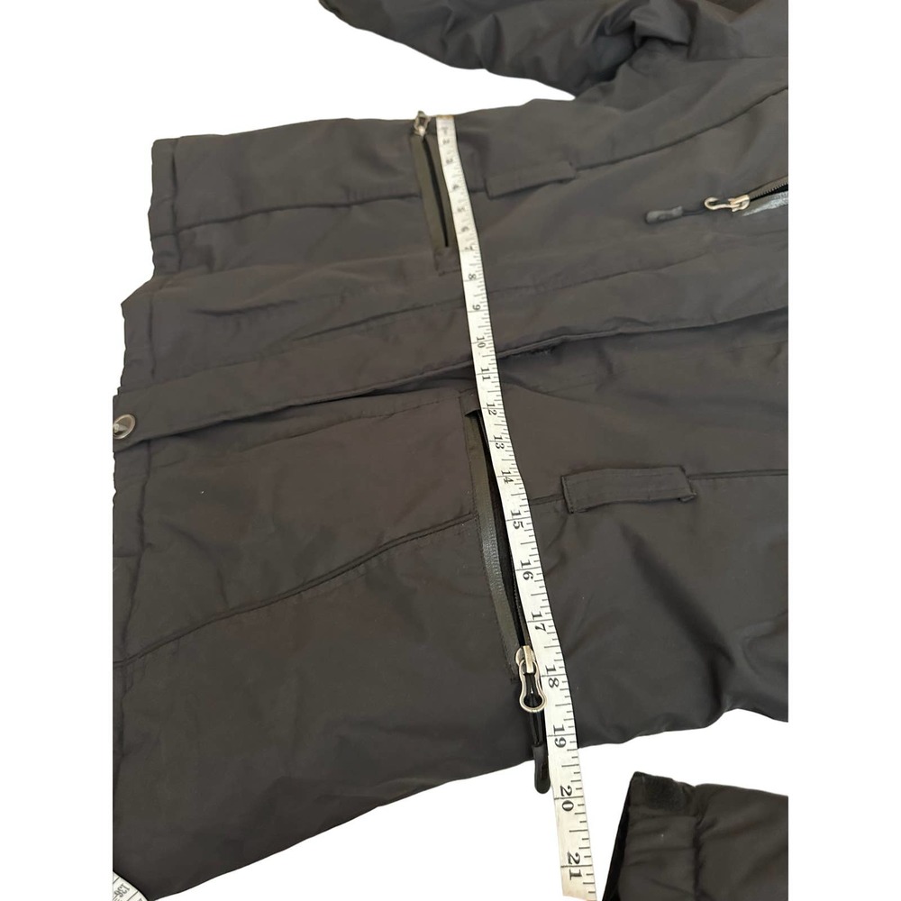 Women L Black Snow Utility Jacket, CB Sport, warm comfortable hoodie - Picture 11 of 15